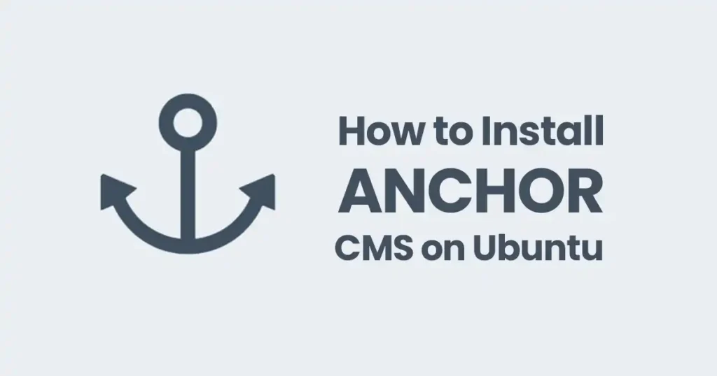 How to Install Anchor CMS on Ubuntu copy