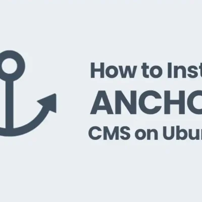 How to Install Anchor CMS on Ubuntu copy