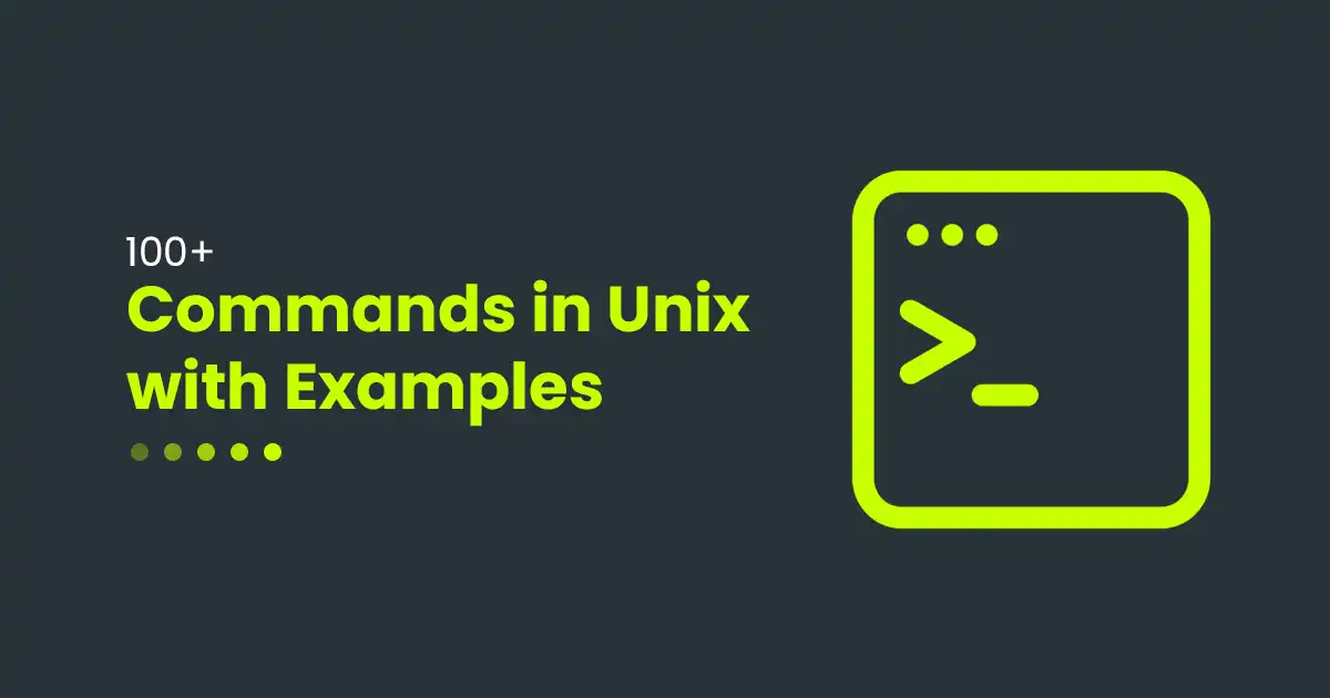 Commands in Unix with Examples