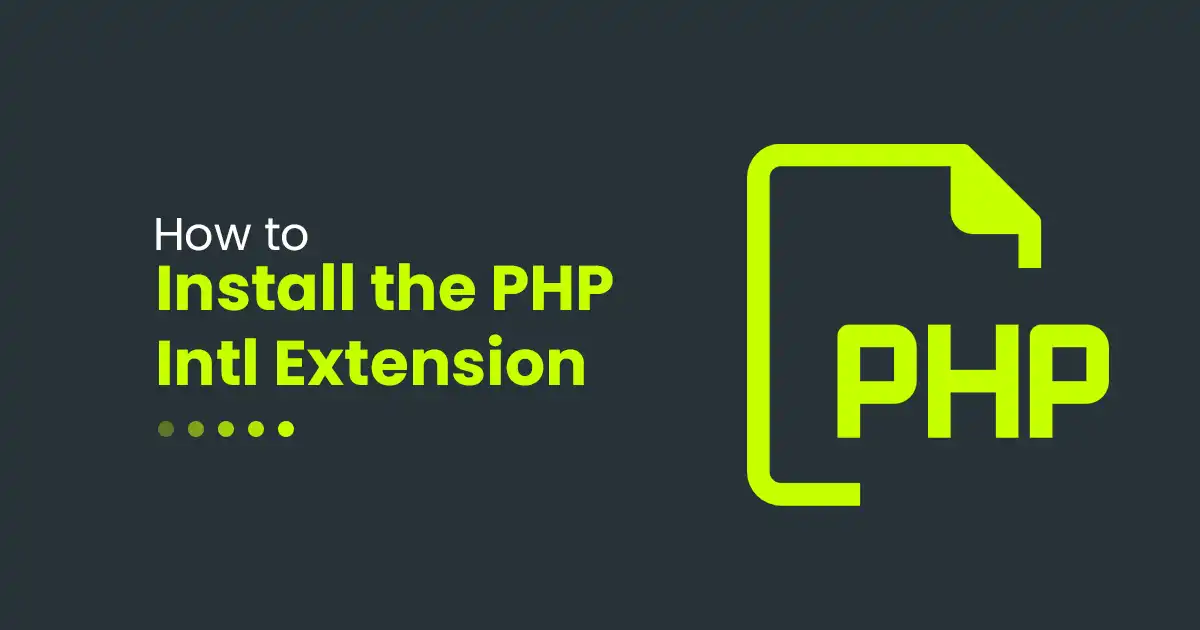 How to Install the PHP Intl Extension